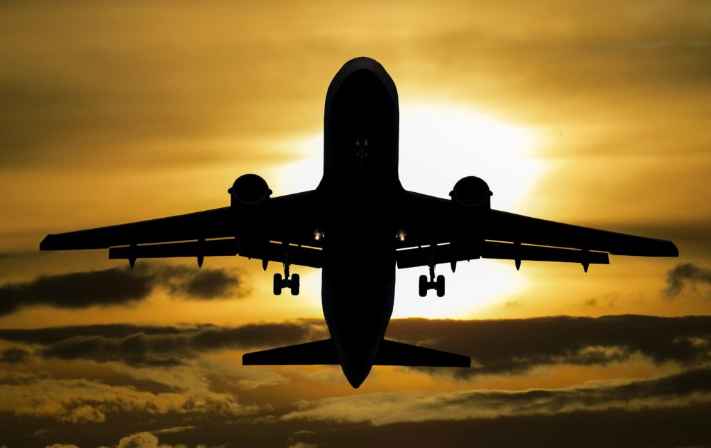 Ett flygplan.