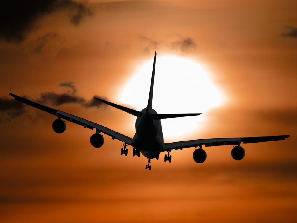 Ett flygplan.
