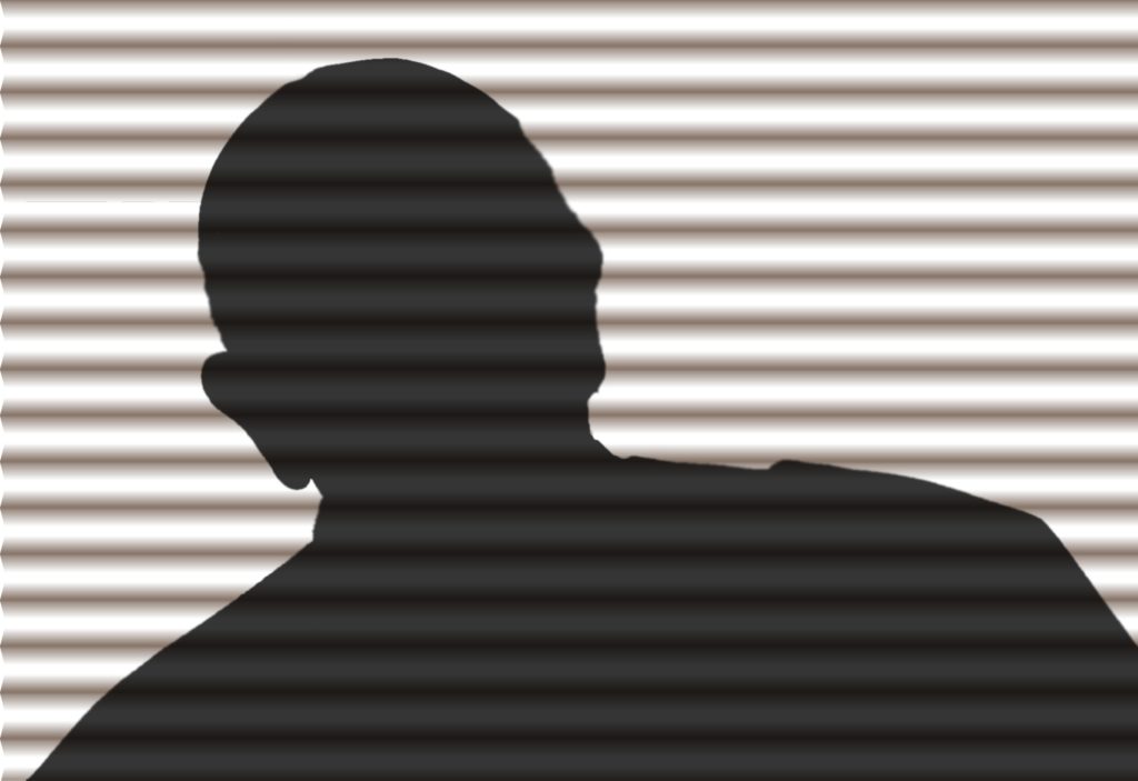 En anonym person