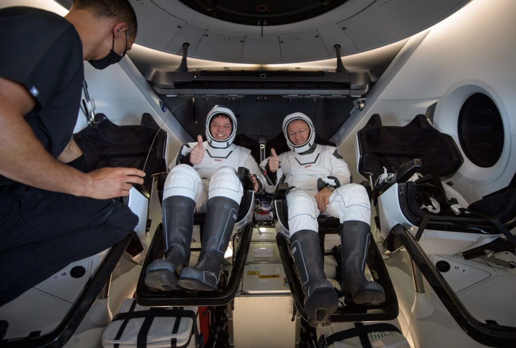 Astronauterna Robert Behnken och Douglas Hurley